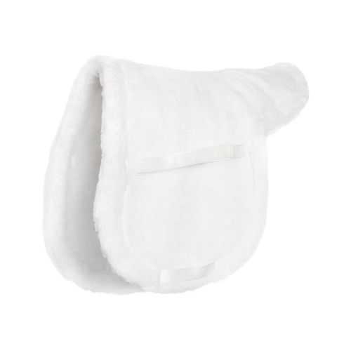 TuffRider EquiCool Fleece Hunter Saddle Pad - White