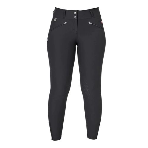 BARGAIN BARN: Back on Track Women's Katie Knee Patch Breeches - 0 - Black