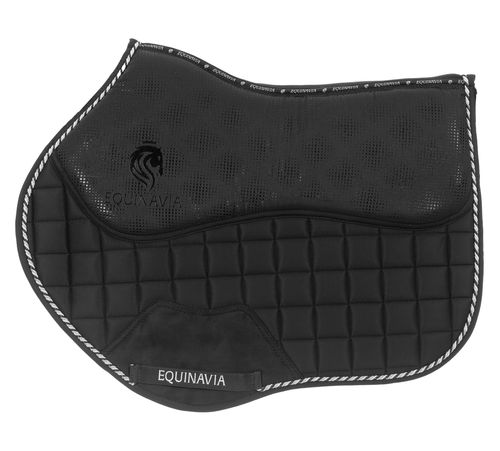 OVERSTOCK: Equinavia Lillehammer Memory Foam All Purpose Saddle Pad - Horse - Black
