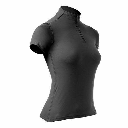 BARGAIN BARN: Equinavia Women's Kari NordicAir Short Sleeve Sun Shirt - Small - Black