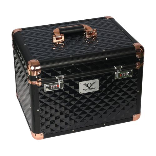 TuffRider Aluminium Diamond Grooming Box - Black