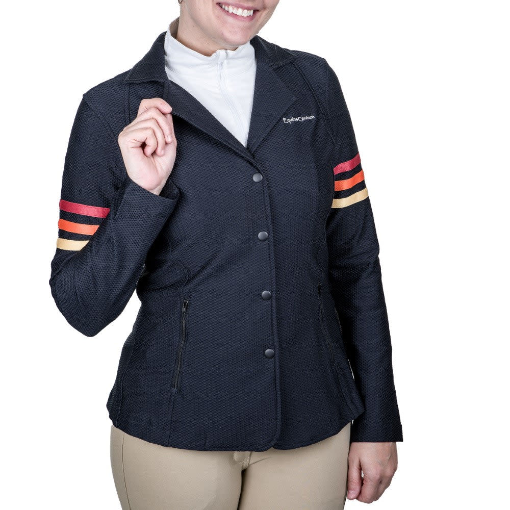 Equine Couture Women's EquiVent Gradient Show Coat w/Arm Stripes ...
