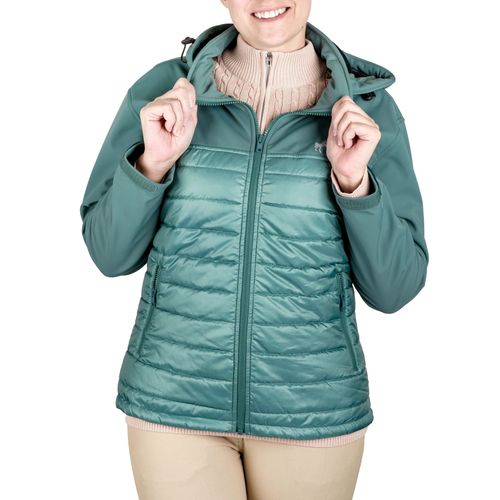 Equine Couture Women's Parker Puffer Jacket - Jade