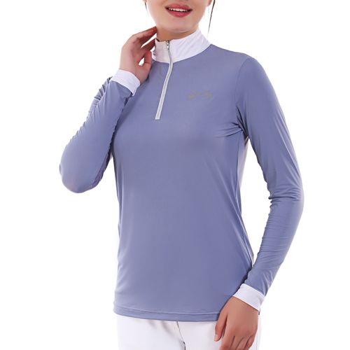 Equine Couture Women's IceFill Sun Shirt - Tempest Blue