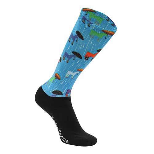 Equine Couture Kids' OTC Boot Socks - Rainy Day Ponies