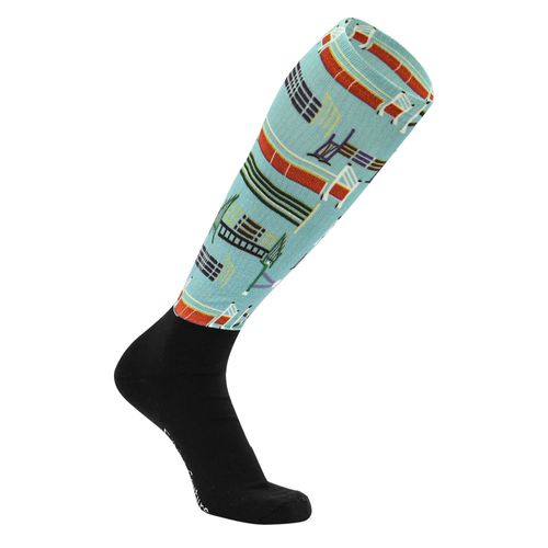 Equine Couture Women's OTC Boot Socks - Painted Jumps