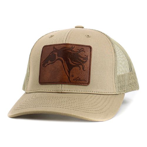 AWST Lila  Horse Head Patch Cap - Khaki