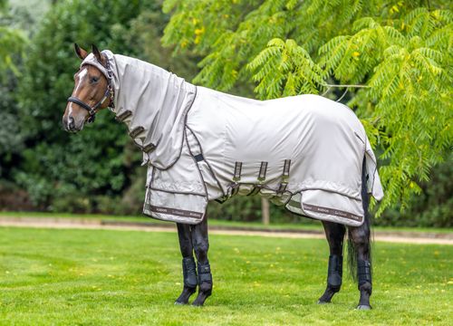 LeMieux Kudos Sweet Itch Blanket - Stone