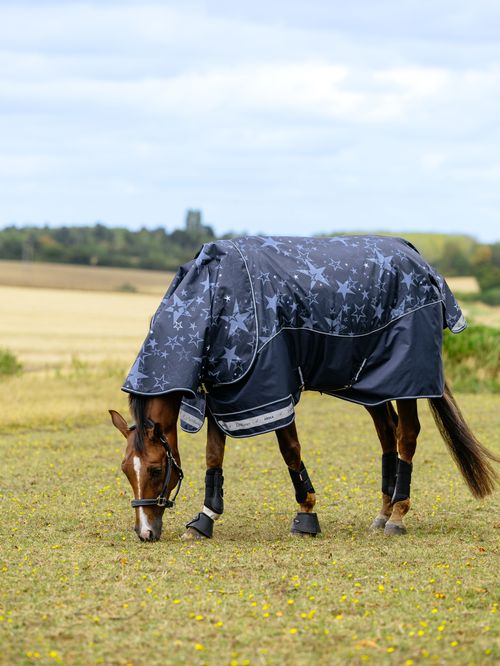 LeMieux Arika Star 0g Turnout Blanket - Navy
