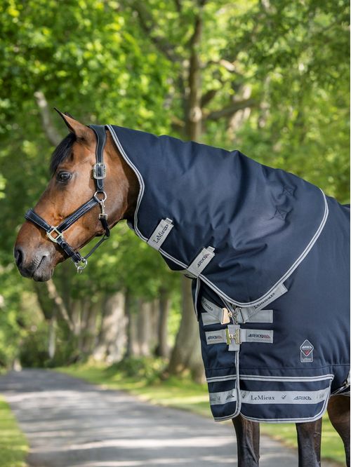 LeMieux Arika StormTek Neck Cover 100g - Navy