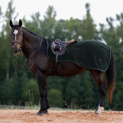 Equinavia Koselig Fleece Quarter Sheet - Deep Green