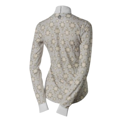 Equinavia Women's Martha Long Sleeved Show Shirt - Rain Cloud Tan