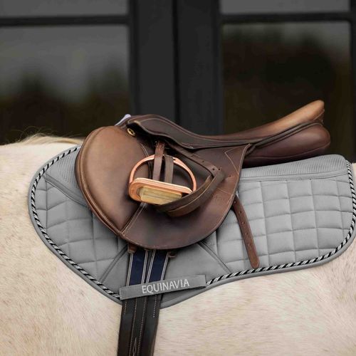 Equinavia Lillehammer Memory Foam All Purpose Saddle Pad - Slate Grey