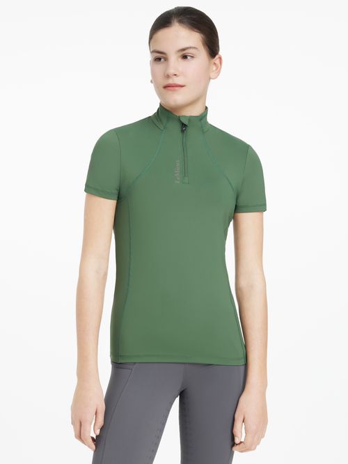 LeMieux Kids' Young Rider Classique Short Sleeve Base Layer - Hunter Green
