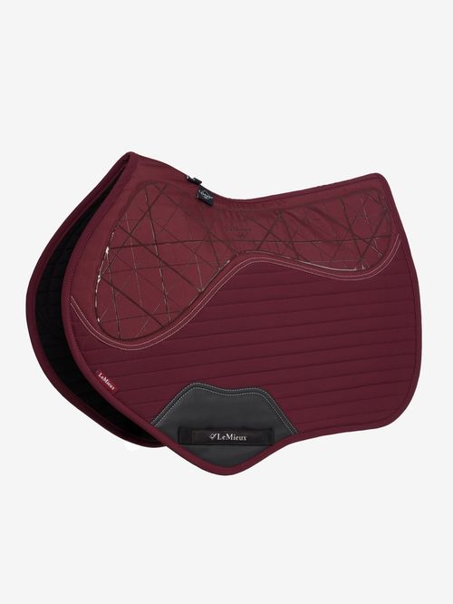LeMieux Soft Shell Anti Slip Close Contact Square - Burgundy