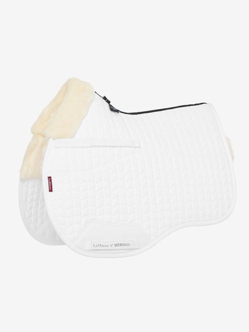 LeMieux Merino+ Half Lined GP Square - White/Natural