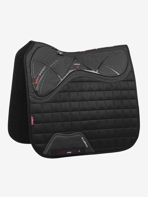 LeMieux X-Grip Silicone Dressage Square - Black