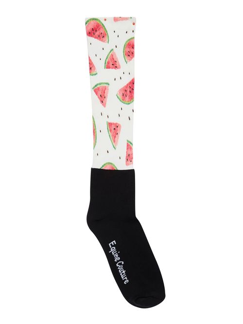 BARGAIN BARN: Equine Couture Women's OTC Boot Socks - One Size - Watermelon