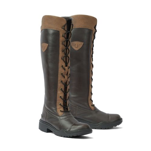 OPENBOX: TuffRider Women's Raj Muck Tall Boot - 8 Wide - Brown