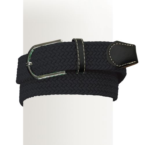 BARGAIN BARN: Ovation Women's Braided Stretch Belt - XX Small - Black