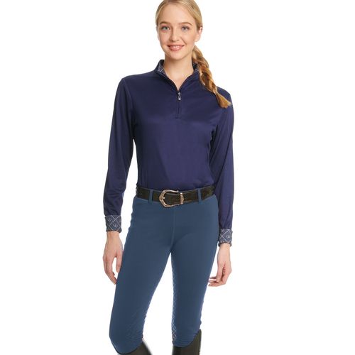 OVERSTOCK: Ovation Women's Equinox GripTec Full Seat Tight - Medium - Indigo