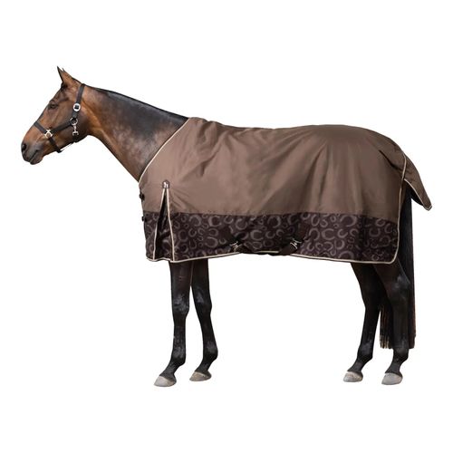 BARGAIN BARN: Horze Glasgow Light Weight Turnout Blanket 100g - EU 140/US 75 - Chocolate Plum