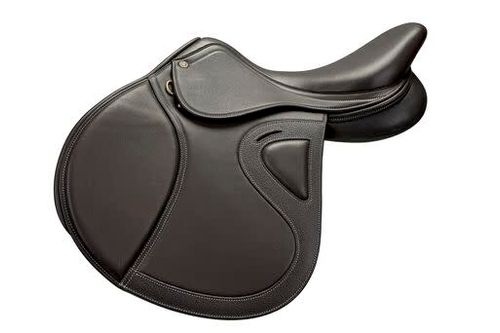 BARGAIN BARN: Henri de Rivel Evolution Close Contact Saddle - 17.5 Regular - Havana