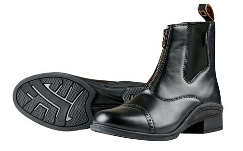 BARGAIN BARN: Dublin Kids' Altitude Zip Paddock Boots - 11 - Black
