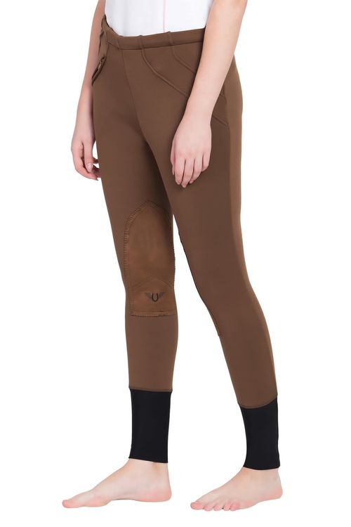 BARGAIN BARN: TuffRider Women's Unifleece Pull-On Winter Breeches - 26 - Chocolate