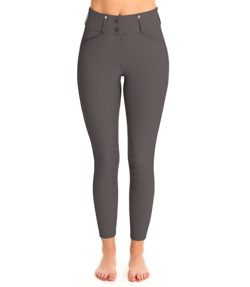 BARGAIN BARN: Tredstep Women's Evolute Knee Patch Breeches - 32 Regular - Opal Grey