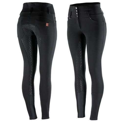OVERSTOCK: Horze Women's Tara Full Seat Breeches - EU 40/US 28 - Black