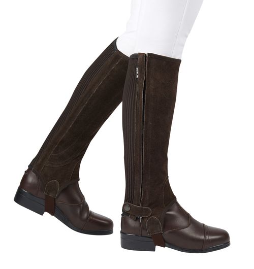 OPENBOX: Dublin Suede Half Chaps II - Medium - Brown