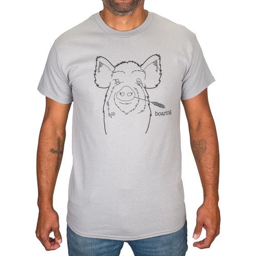 Centaur Ranch Men's USA Farm Short Sleeve Tee - Gravel Boaring