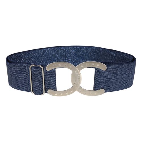 Dapplebay Women's Glitter Belt - Navy/Silver