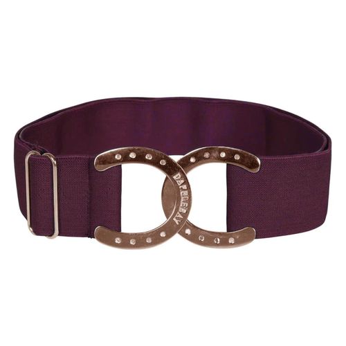 Dapplebay Women's Horse Shoe Belt - Rose Gold/Red