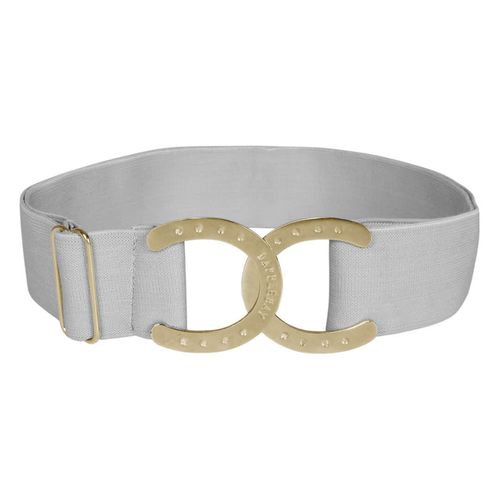 Dapplebay Women's Horse Shoe Belt - Grey/Gold