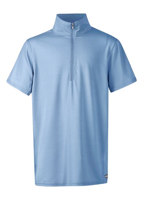 Kerrits Kids' Ice Fil Lite Short Sleeve Shirt - Carolina Blue