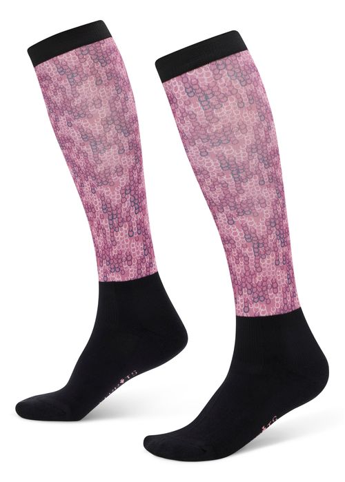 Kerrits Women's Dual Zone Boot Socks - Blush Lucky Cascade