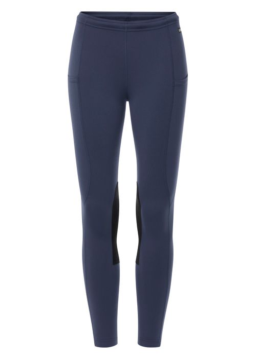 Kerrits Kids' Performance Knee Patch Pocket Tights - Stormy Blue