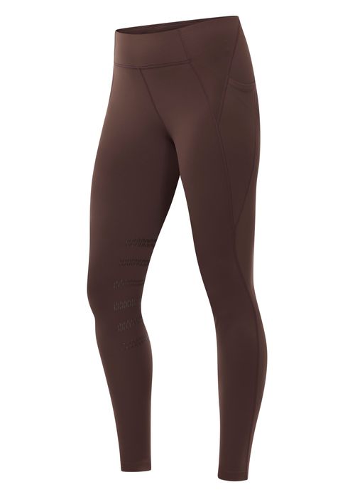 Kerrits Women's Coolcore Powerlite Knee Patch Pocket Tights - Mocha