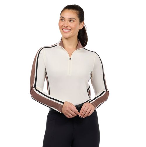 Kerrits Women's Agility Solid Coolcore Long Sleeve Shirt - Vanilla