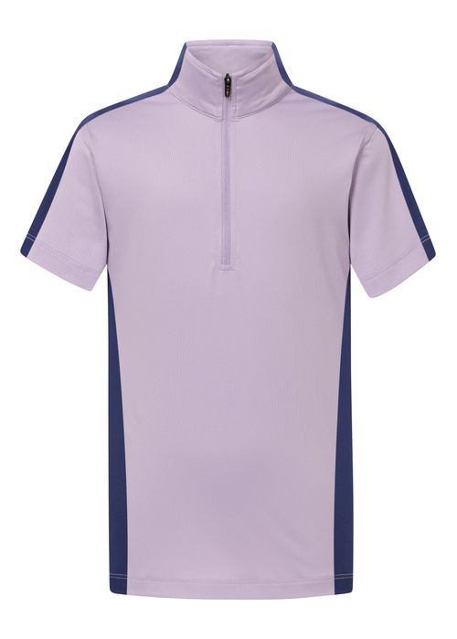 Kerrits Kids' Agility Solid Coolcore Short Sleeve Shirt - Lunar Lilac