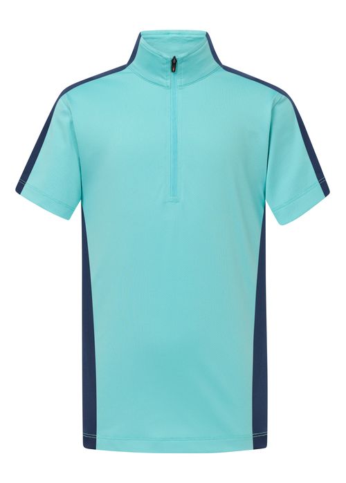 Kerrits Kids' Agility Solid Coolcore Short Sleeve Shirt - Turquoise