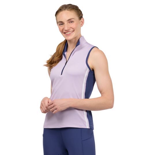 Kerrits Women's Agility Solid Coolcore Sleeveless Shirt - Lunar Lilac