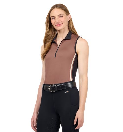 Kerrits Women's Agility Solid Coolcore Sleeveless Shirt - Maple