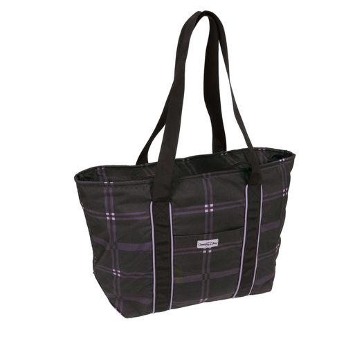 OPENBOX: Chestnut Bay Travel Tote - One Size - Black Plaid
