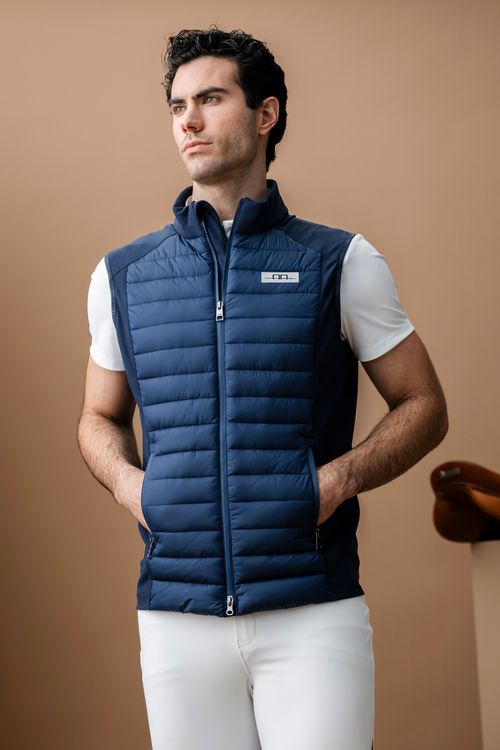 OPENBOX: Alessandro Albanese Men's Kari Gilet - Large - Navy