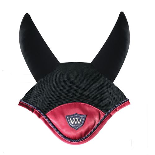 BARGAIN BARN: Woof Wear Vision Ergonomic Ear Net - Medium - Black/Shiraz