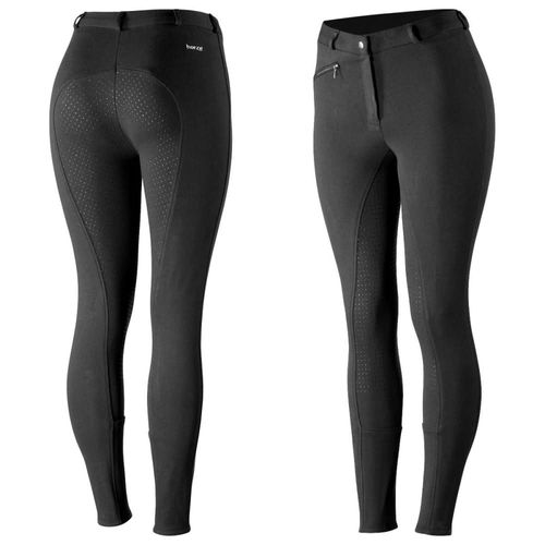 OVERSTOCK: Horze Women's Active Full Seat Breeches - EU 38/US 26 - Black