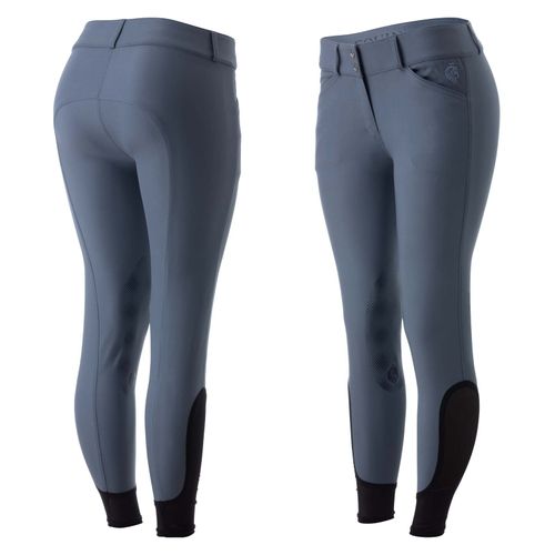 BARGAIN BARN: Equinavia Women's Maud Knee Patch Breeches - 28 - Mirage Blue